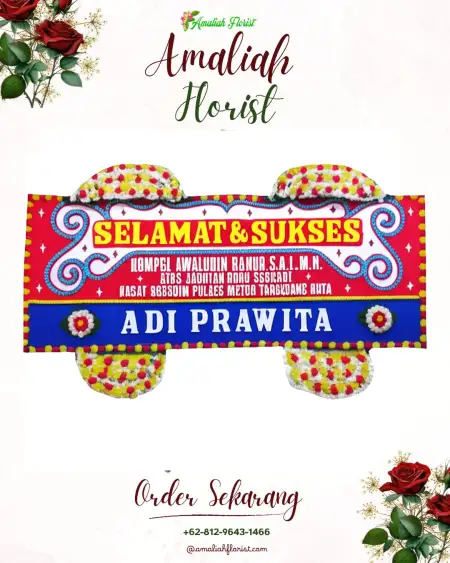 Papan Bunga Ucapan Selamat Mrayan